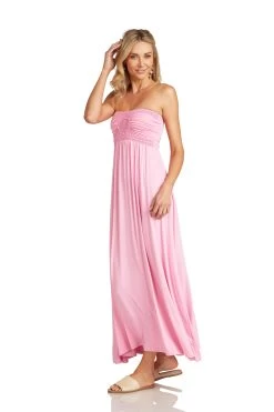 PIPPA MAXI DRESS PINK 8 PIPPA MAXI DRESS PINK -Trish Scully PippaMaxiDressPink 0835 WEB