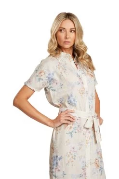 SKYE BUTTON FRONT SHIRT DRESS -Trish Scully SkyeDress 0120 WEB