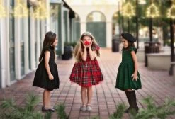 EVANGELINE DRESS EMERALD -Trish Scully TSC1 1fb 2