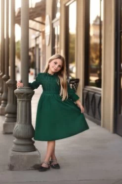HATTIE DRESS EMERALD -Trish Scully TSC18fb