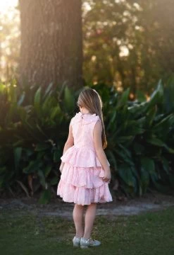 JOELLE DRESS PINK -Trish Scully TSC29fb 1 copy