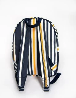 NAVY STRIPE PREP BACKPACK -Trish Scully TSC2fb