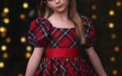 ARIELLE DRESS STEWART TARTAN 8 ARIELLE DRESS STEWART TARTAN -Trish Scully TSC8 1fbcopy
