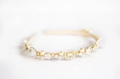 LILI HEADBAND WHITE -Trish Scully WHITEHB