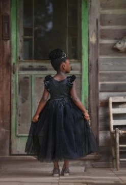 BIANCA DRESS BLACK -Trish Scully biancablack3