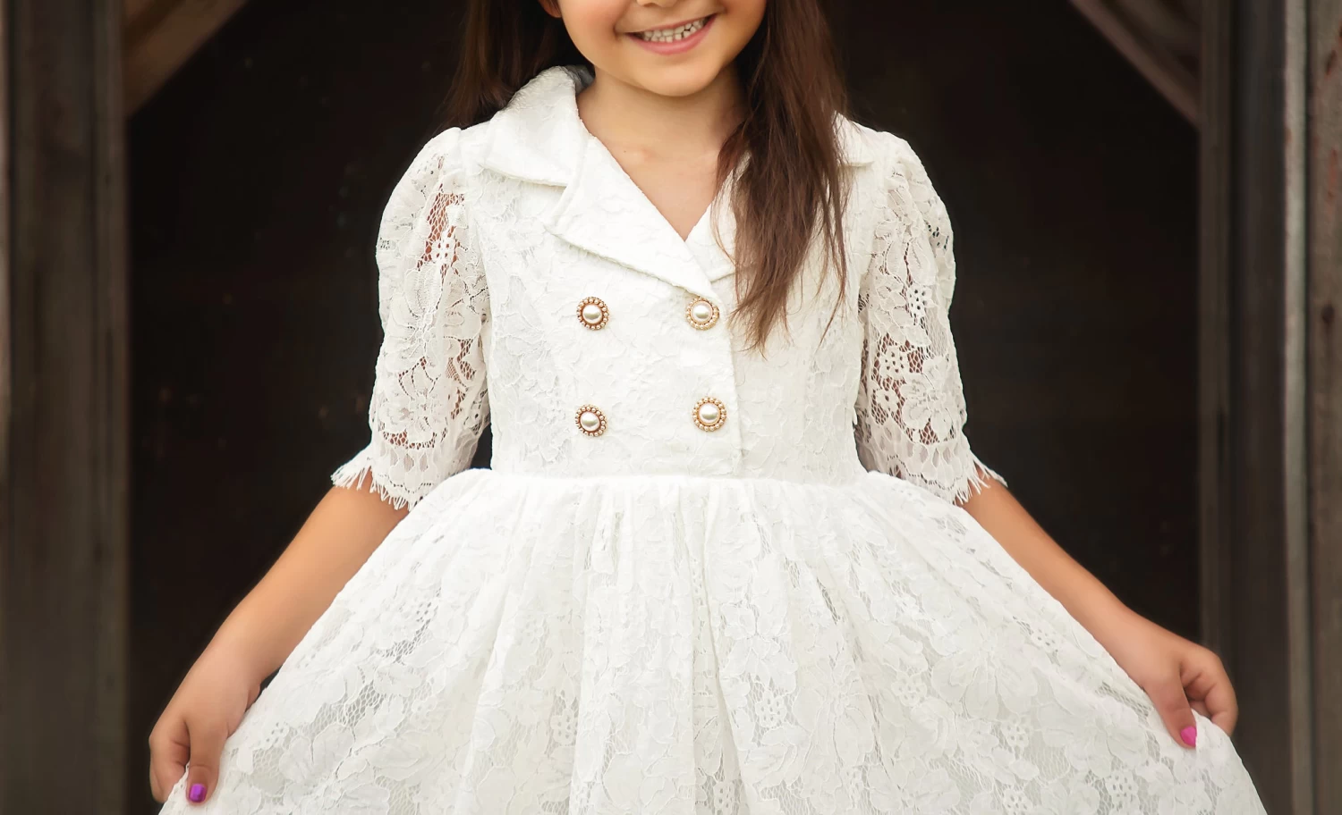 COLLETTE DRESS WHITE 4 COLLETTE DRESS WHITE - Image 2