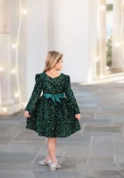 EMMA SEQUIN DRESS EMERALD -Trish Scully emmaemerald3