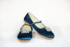 EVERLEE SHOE NAVY BLUE -Trish Scully everleenavy