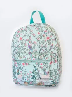 CHINOISERIE BIRDS BACKPACK -Trish Scully lightbluebackpack