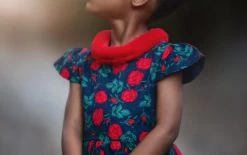 EVANGELINE DRESS NAVY ROSE FLORAL 13 EVANGELINE DRESS NAVY ROSE FLORAL -Trish Scully newfloraldressdetail