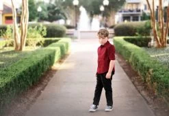 OLIVER CORDUROY PANT BLACK -Trish Scully redcheckshirtblackpants2