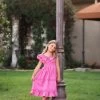 SADIE DRESS FUCHSIA -Trish Scully sadiepink1